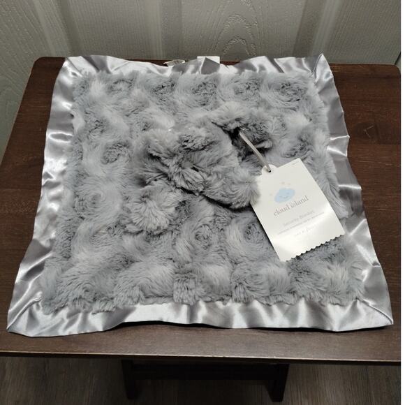 Cloud Island NWT Gray Elephant Lovey Security Blanket Plush 2024 - Picture 2 of 8